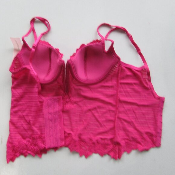 Rene Rofe Sophie B Hot Pink Booty Shorts Corset Set - NEW - Picture 6 of 9